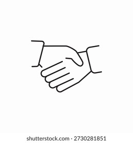 Vector de signo de ícono de Acuerdo oficial
