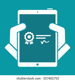 Official award - Vector web icon