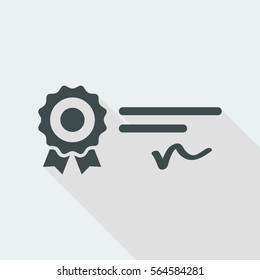 Official award - Vector web icon