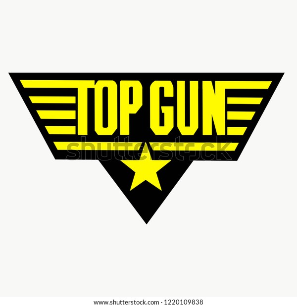official badge of the top gun\
school