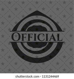 Official black emblem