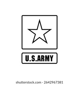 Logotipo preto oficial dos Engenheiros do Corpo de Exército dos EUA