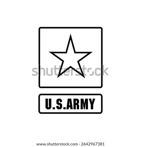 Official black logo of US Army Corps Engineers