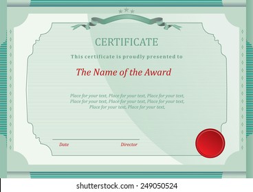 official certificate. Certificate