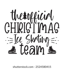 the official Christmas Ice Skating Team