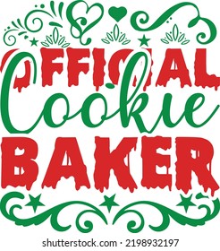 official cookie baker vector file