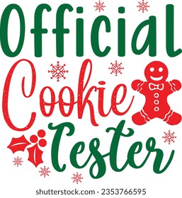 Official Cookie Cester - Christmas Design