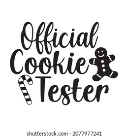 official cookie tester background inspirational quotes typography lettering design