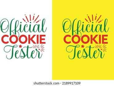 Official Cookie Tester svg design