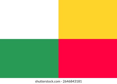 Official flag of Plzeň, Czech Republic. Authentic vector illustration for travel, culture, and national identity projects. This Czech city symbol is perfect for your design needs
