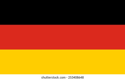 The official flag of Germany in both sze and color, Also known as Bundesflagge und Handelsflagge