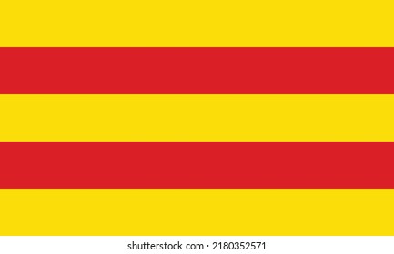 Official flag vector illustration of the German regional capital city of OLDENBURG, GERMANY