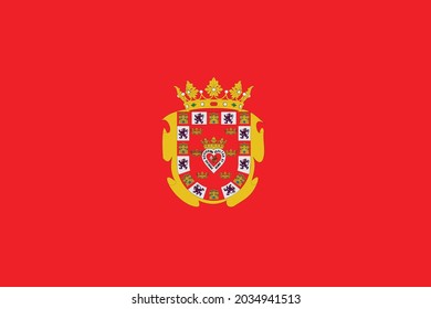 Ilustración vectorial oficial del municipio español de Murcia, España