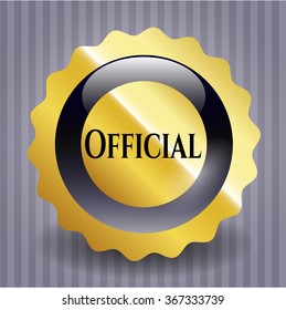 Official gold emblem