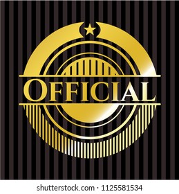 Official golden emblem