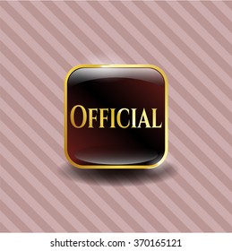 Official golden emblem