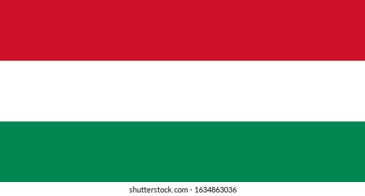 Official Hungary flag vector, Background with flag of Hungary
