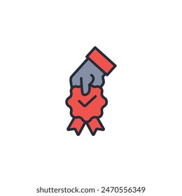 official icon. vector.Editable stroke.linear style sign for use web design,logo.Symbol illustration.