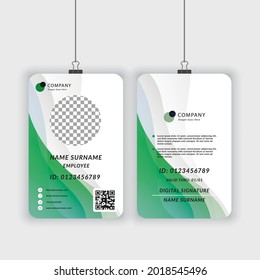 Official Id card template vector