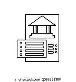 Official information online icon Vector logo set flat