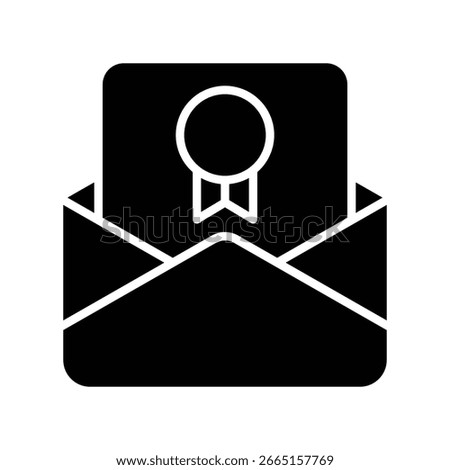 Official Letter Vector for Diplomatic Communication, Government document illustration, formal message and treaty
