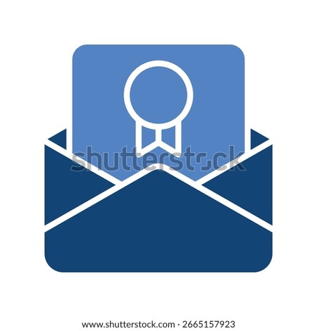 Official Letter Vector for Diplomatic Communication, Government document illustration, formal message and treaty