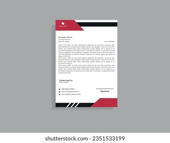 Official minimal creative abstract professional,Elegant letterhead template design in a minimalist style creative abstract professional informative newsletter magazine poster brochure design