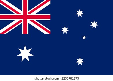 Official National Australia flag background