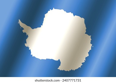 Official national flag of Antarctica.Vector.
3D illustration.Highly detailed flag of Antarctica,
with official proportions and color.