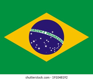 official national flag of Brazil