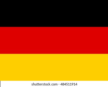 Official national flag of Germany background closeup