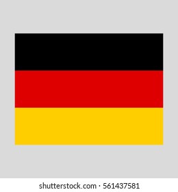 Official national flag of Germany background closeup vector