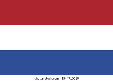 Official Netherlands flag vector, Background with flag of Netherlands