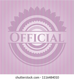Official pink emblem