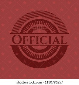 Official red emblem