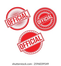 Official Rubber stamp design Vector 