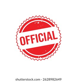 Official Rubber Stamp. Official Rubber Grunge Stamp Seal Vector Illustration - Vector