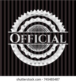 Official silvery badge