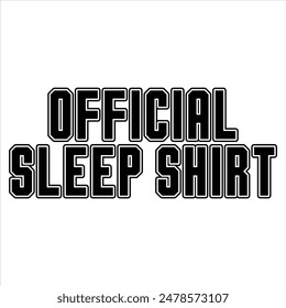 OFFICIAL SLEEP SHIRT  SQUIRREL T-SHIRT DESIGN,