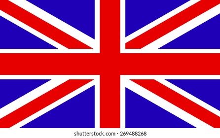 Official UK flag of the United Kingdom aka Union Jack 