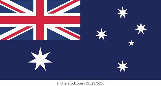 Official vector flag of Australia