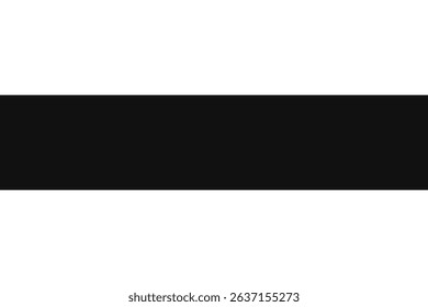 Official vector flag of Delft, Netherlands. Black and white striped city emblem. Perfect for Dutch travel, design, and cultural heritage projects. Isolated