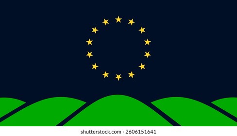 Official vector flag of Montpelier, Vermont, USA. High-quality digital design featuring the city emblem in blue, green, and white. Ideal for graphics, presentations, and civic projects