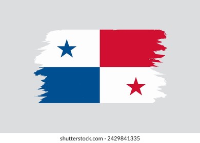 Offizielle Vektor-Flagge von Panama