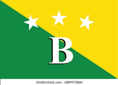 Official vector flag of the Panamanian Bocas del Toro province
