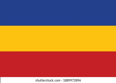 Official vector flag of the Panamanian Los Santos province