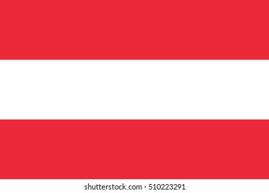 Official vector flag of Republic of Austria . 