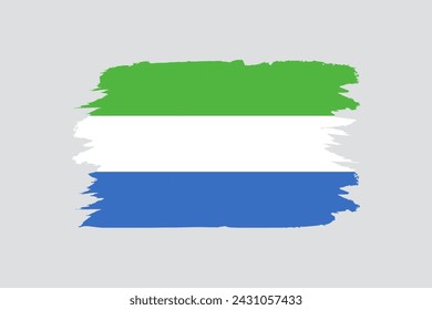 Official vector flag of Sierra Leone