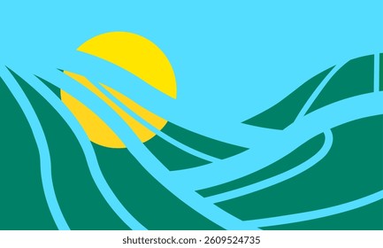 Official vector flag of Walla Walla, Washington, USA. High-quality digital illustration of the city’s emblem. Perfect for civic, educational, and graphic design use