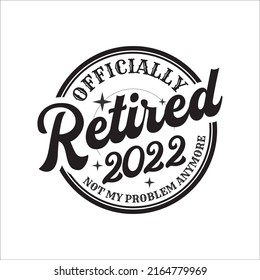 Officially Retired 2022 eps design